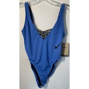 Nike Swim Sneakerkini One Piece Swimsuit Women’s XS NESSC254-442 Blue